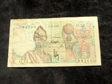 Charger l&#39;image dans la galerie, Afrique Occidentale : 5 Francs 1943 (Ref 609)
