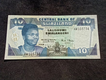 Charger l&#39;image dans la galerie, Swaziland : 10 Emalangeni 1998 NEUF (Ref 618)

