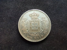 Charger l&#39;image dans la galerie, Portugal : 500 Reis Argent 1891 (Ref 646)
