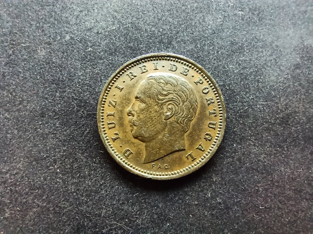 Portugal : 5 Reis 1882 ; Qualité (Ref 652)