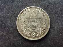 Charger l&#39;image dans la galerie, Brésil : 500 Reis 1855 Argent (Ref 740)
