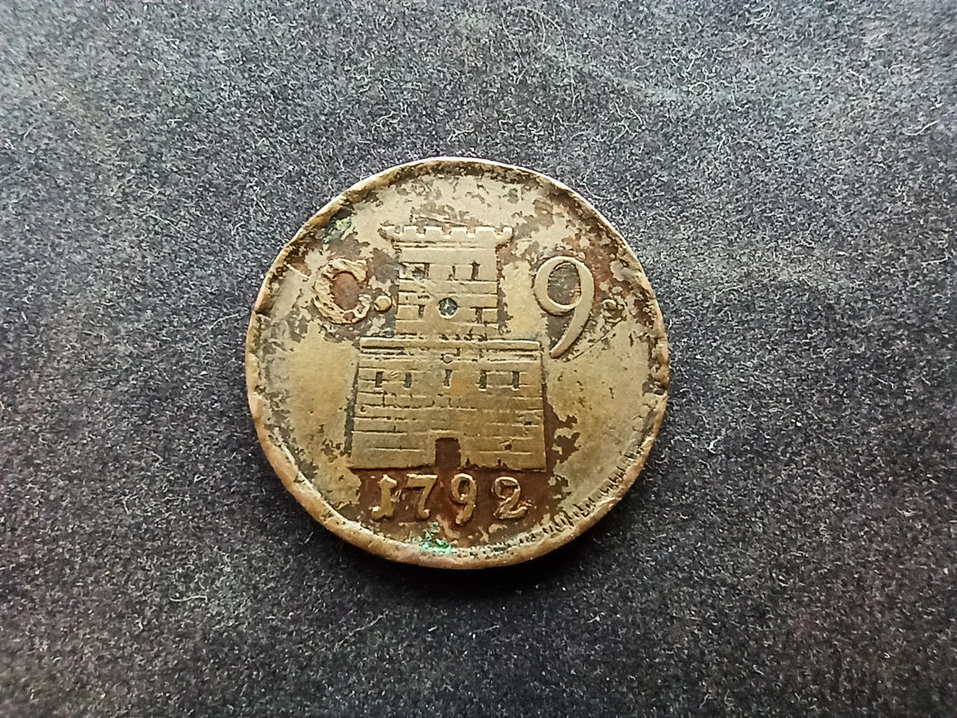 Italie : 9 Cavalli 1792 P Naples & Sicile (Ref 745)