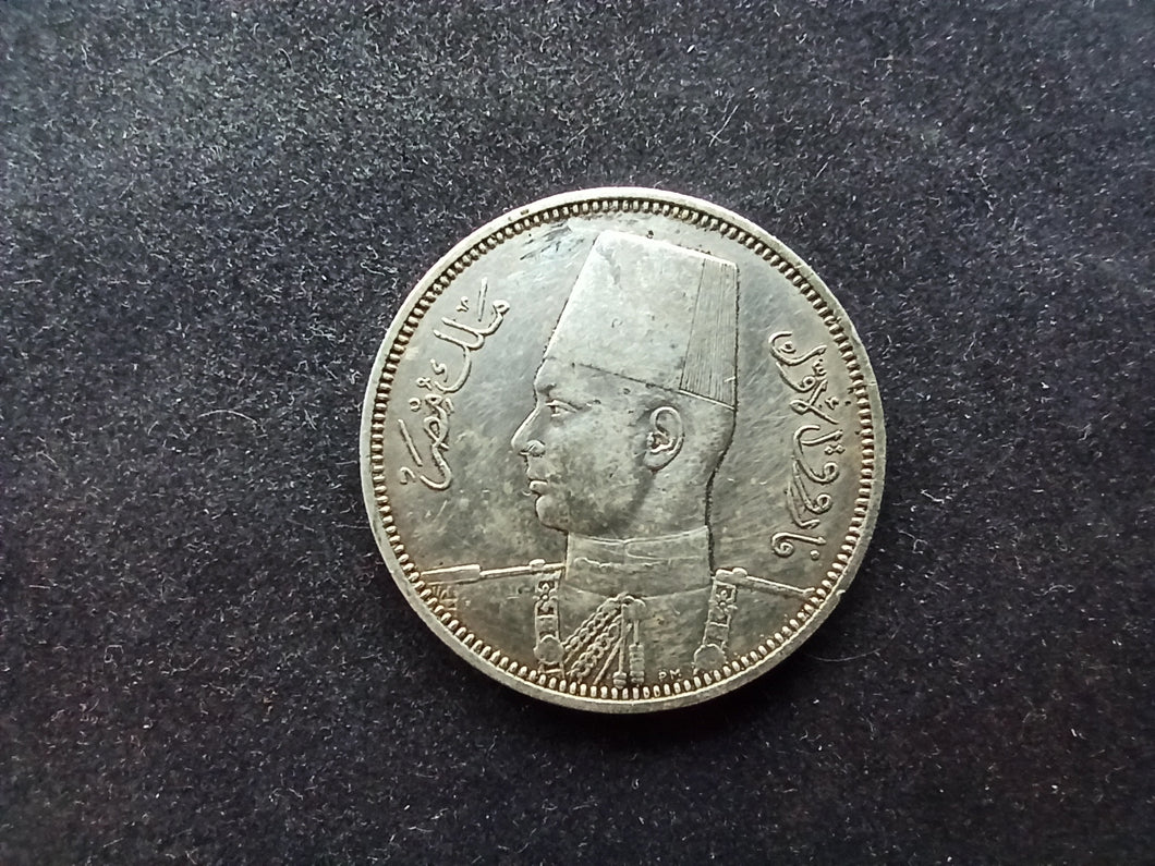 Egypte : 5 Piastres 1939 Argent (Ref 800)