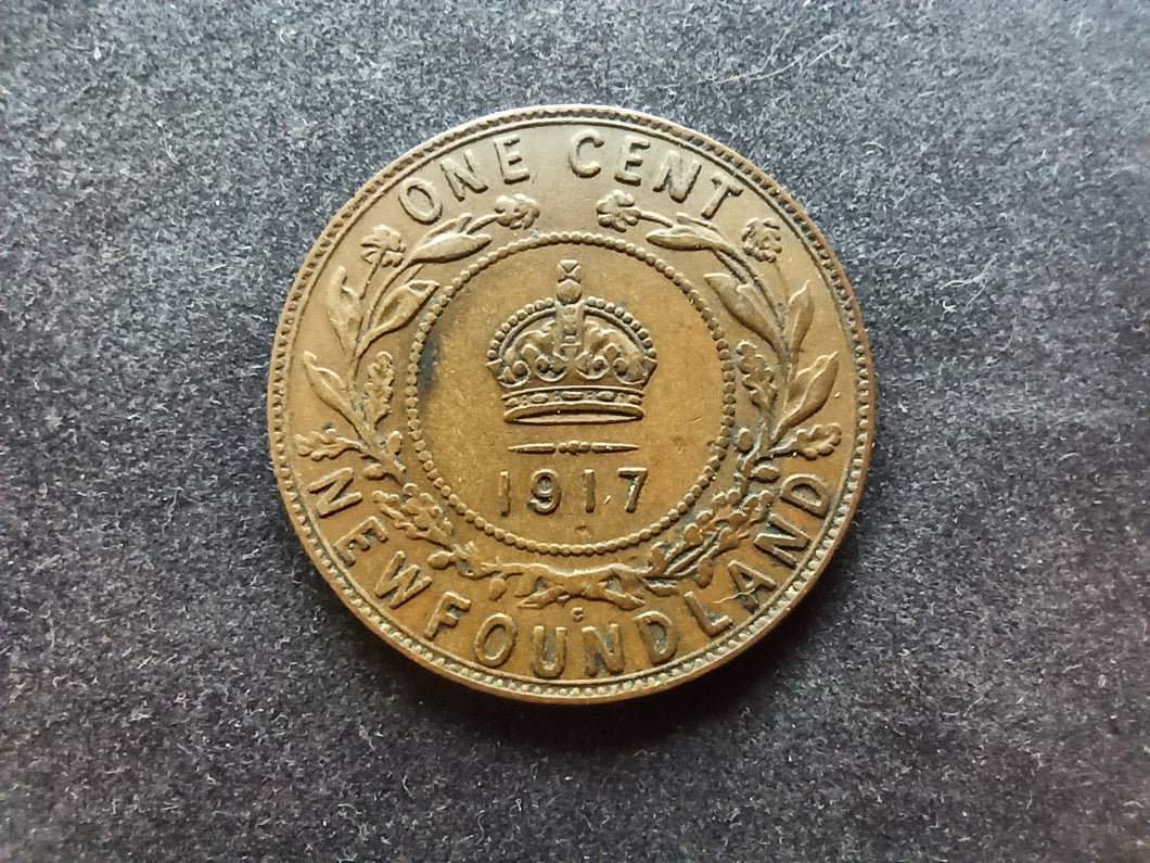 Newfoundland : One Cent 1917 (Ref 853)