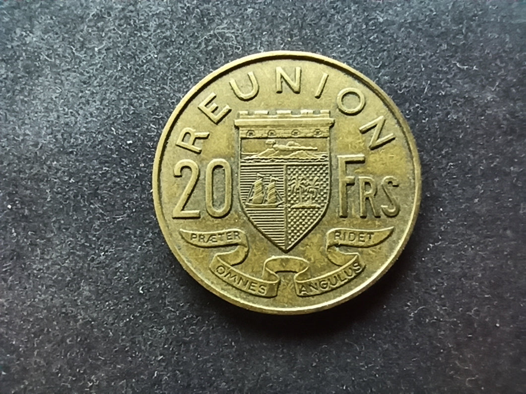 Réunion : 20 Francs 1955 (Ref 829)
