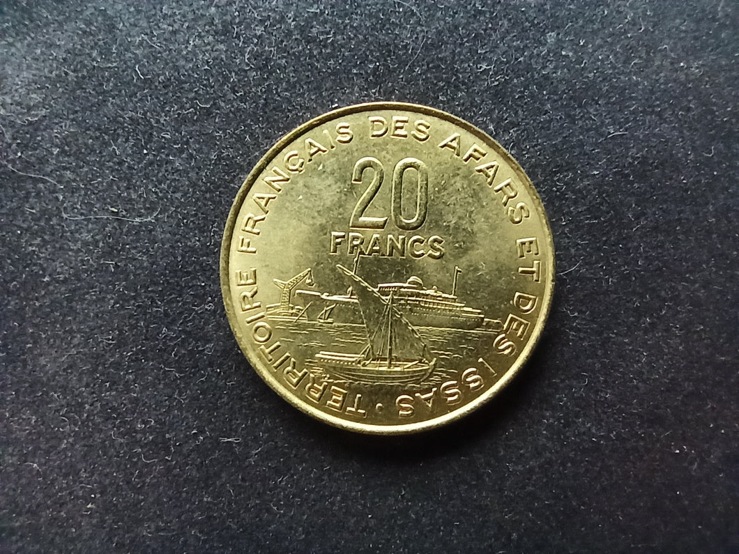 Afars & Issas : 20 Francs 1975 Qualité (Ref 844)