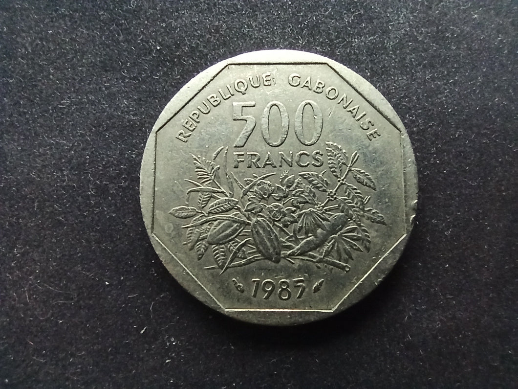 Gabon : 500 Francs 1985 (Ref 848)