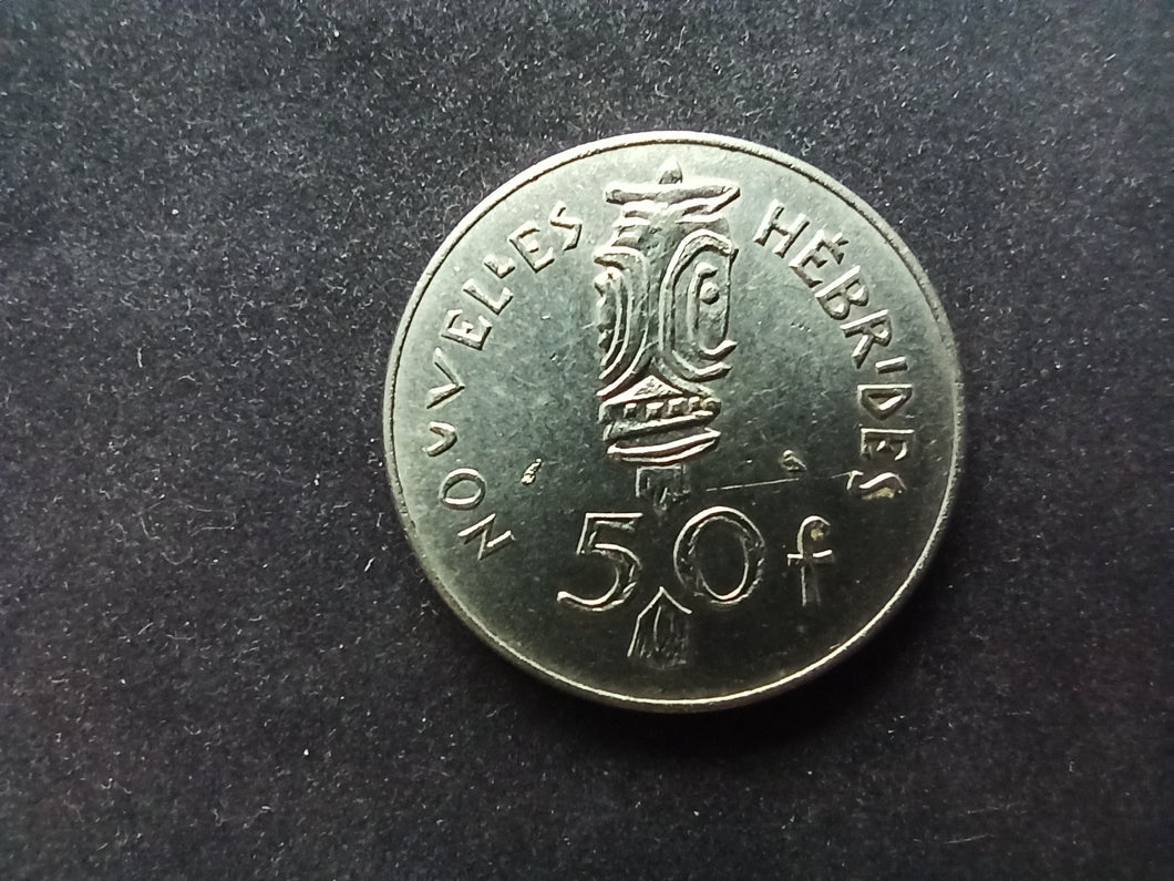 New Hébrides : 50 Francs 1972 (Ref 851)