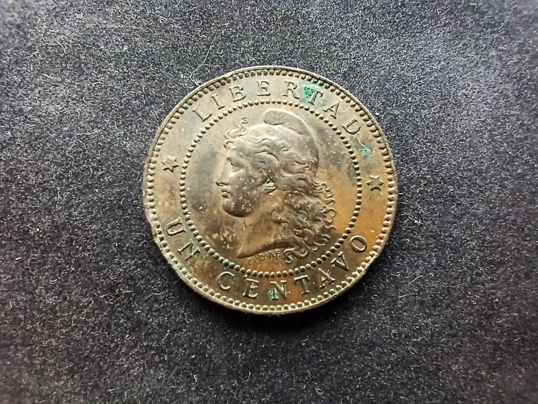Argentine : Un Centavo 1885 (Ref 862)