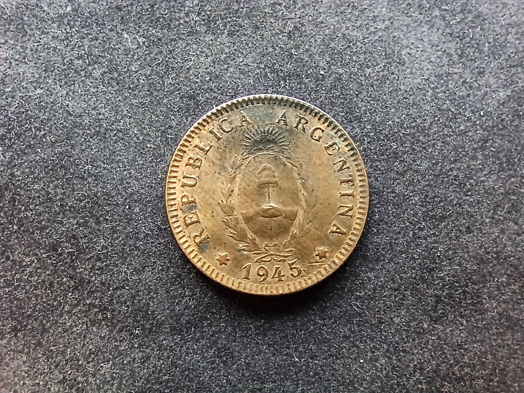 Argentine : 2 Centavos 1945 Qualité (Ref 865)