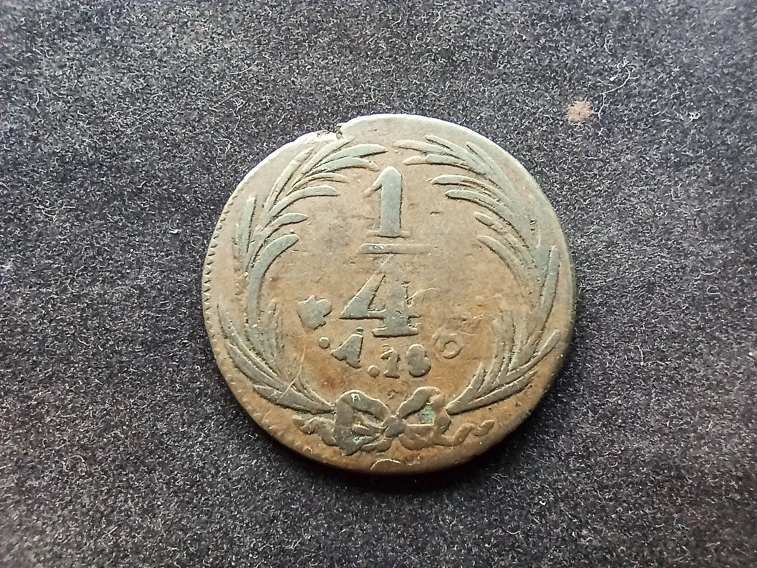 Mexique : 1/4 Real 1831 (Ref 876)