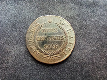 Charger l&#39;image dans la galerie, Haïti : 2 Centimes 1846 (Ref 885)
