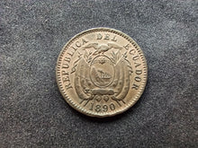 Charger l&#39;image dans la galerie, Equateur : Medio Decimo 1890 (Ref 903)
