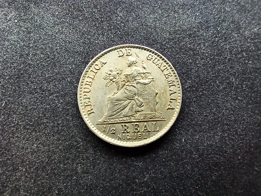 Guatemala : 1/2 Real 1901 (Ref 908)