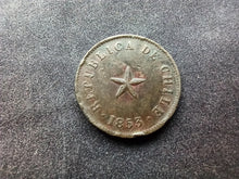 Charger l&#39;image dans la galerie, Chili : Medio Centavo 1853 (Ref 915)
