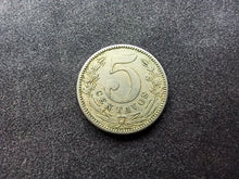 Charger l&#39;image dans la galerie, Colombie : 5 Centavos 1886 (Ref 919)
