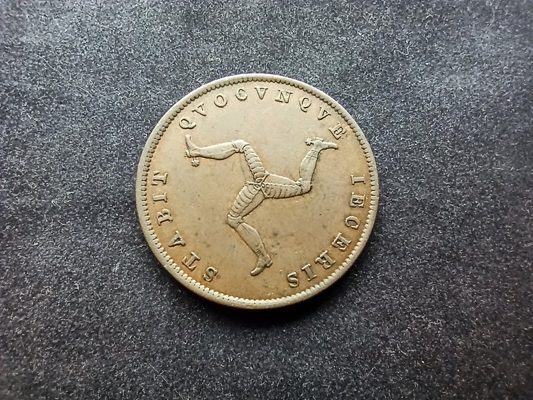 Ile de Man : 1/2 Penny 1839 (Ref 936)