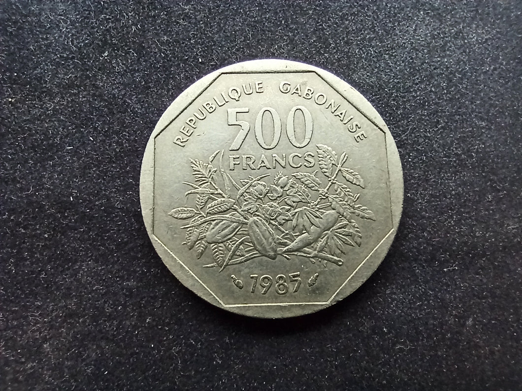 Gabon : 500 Francs 1985 (Ref 965)