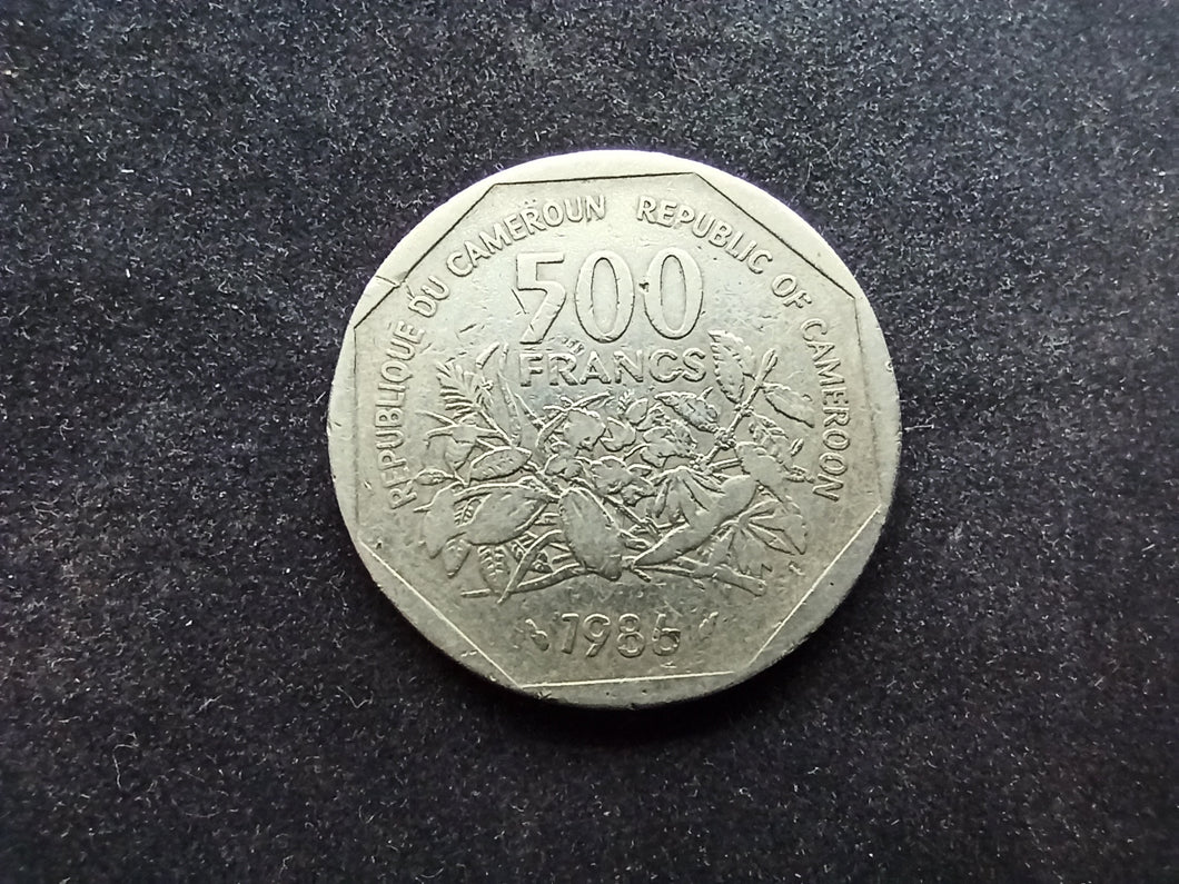 Cameroun : 500 Francs 1986 (Ref 966)