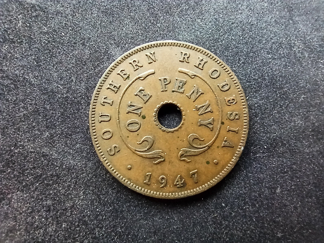 Rhodésie du Sud : Penny 1947 (Ref 973)