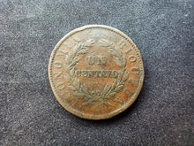 Charger l&#39;image dans la galerie, Chile : Un Centavo 1853 (Ref 987)
