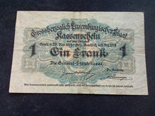 Charger l&#39;image dans la galerie, Luxembourg : 1 Franc 1918 (Ref 1031)
