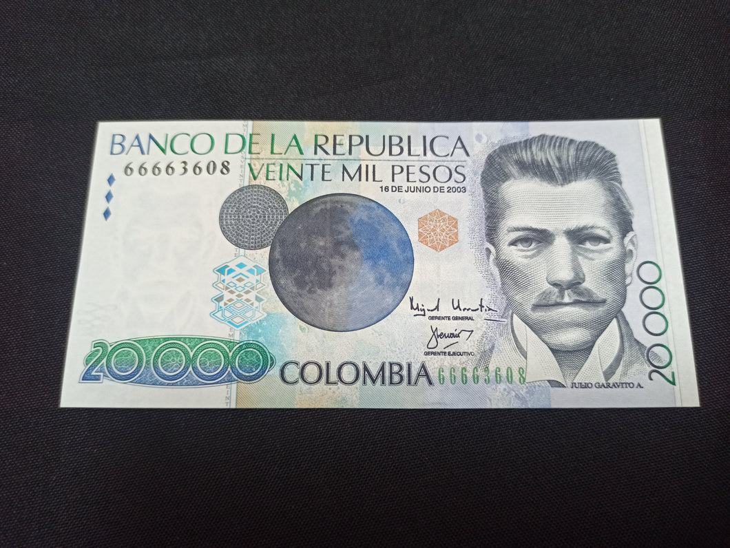 Colombie : 20000 Pesos 2003 NEUF (Ref 1125)