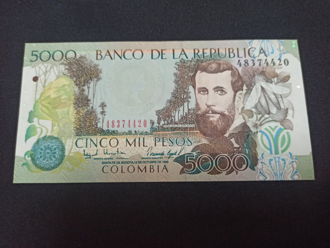 Colombie : 5000 Pesos 1999 NEUF (Ref 1135)