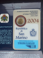 Charger l&#39;image dans la galerie, 2 Euro Commémorative Saint Marin 2004 : Borghesi
