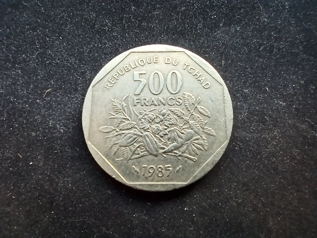 Tchad : 500 Francs 1985 (Ref 1200)