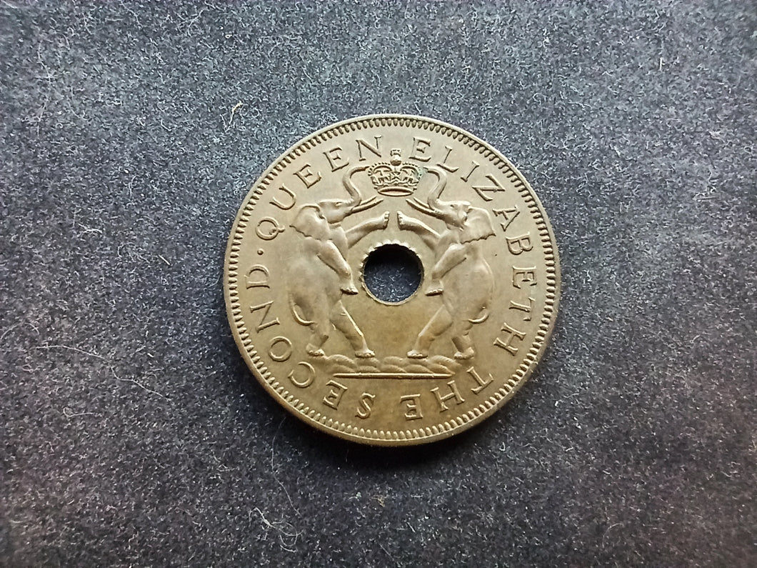 Rhodésie : One Penny 1955 ; Qualité (Ref 1203)