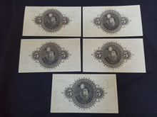 Charger l&#39;image dans la galerie, Suède : Lot de 5 Billets : 5 Kronor 1952 Superbe à NEUF
