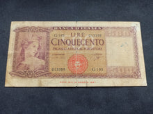 Charger l&#39;image dans la galerie, Italie : 500 Lire 1948 (Ref 1278)
