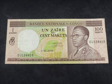 Charger l&#39;image dans la galerie, Congo : 100 Makuta 1970 (Ref 1231)
