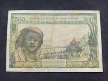Charger l&#39;image dans la galerie, Afrique de l&#39;Ouest : Sénégal : 500 Francs 1959-64 Sign 11 (Ref 1326)
