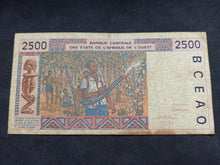 Charger l&#39;image dans la galerie, Afrique de l&#39;Ouest : Côte d&#39;Ivoire : 2500 Francs 1992 Ref 1327)
