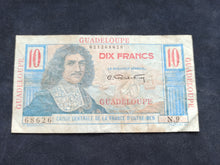 Charger l&#39;image dans la galerie, Guadeloupe : 10 Francs 1947 Colbert (Ref 1342)
