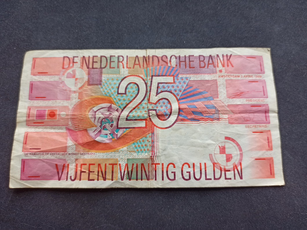 Pays Bas : 25 gulden 1989 (Ref 1363)