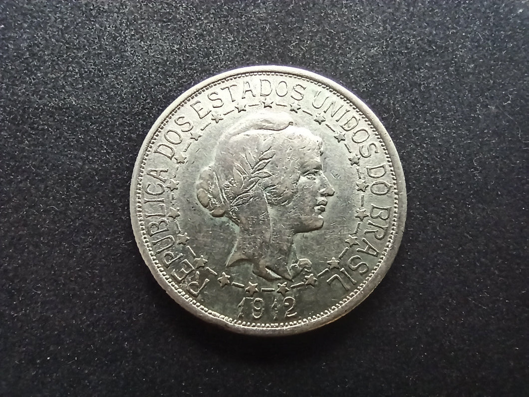 Brésil : 1000 Reis Argent 1912 (Ref 1413)