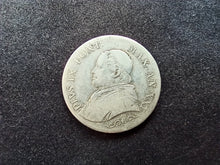 Charger l&#39;image dans la galerie, Vatican : 1 lire Argent 1866 An XXI Petit Buste (Ref 1456)

