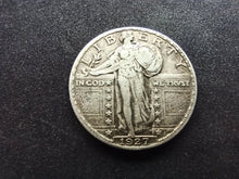 Charger l&#39;image dans la galerie, USA / Etats-Unis : Quarter Dollar Argent 1927 (Ref 1540)
