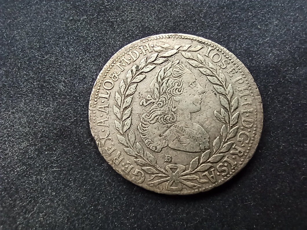 Autriche / Hongrie : 20 Kreuzer Argent 1770 B (Evm-d) (Ref 1503)