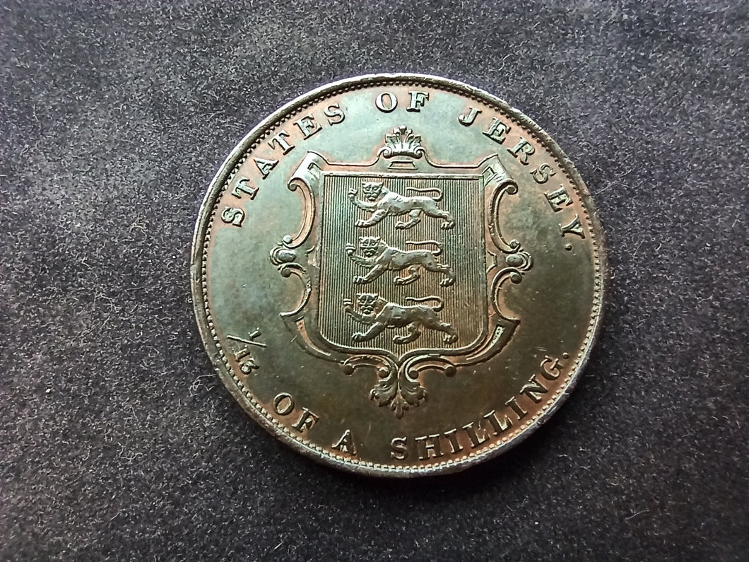 Jersey : 1/13 Shilling 1851 (Ref 1537)