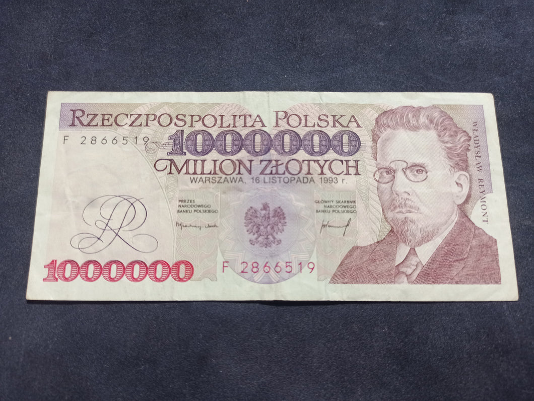 Pologne : 1000000 Zlotych 1993 (Ref 1582)
