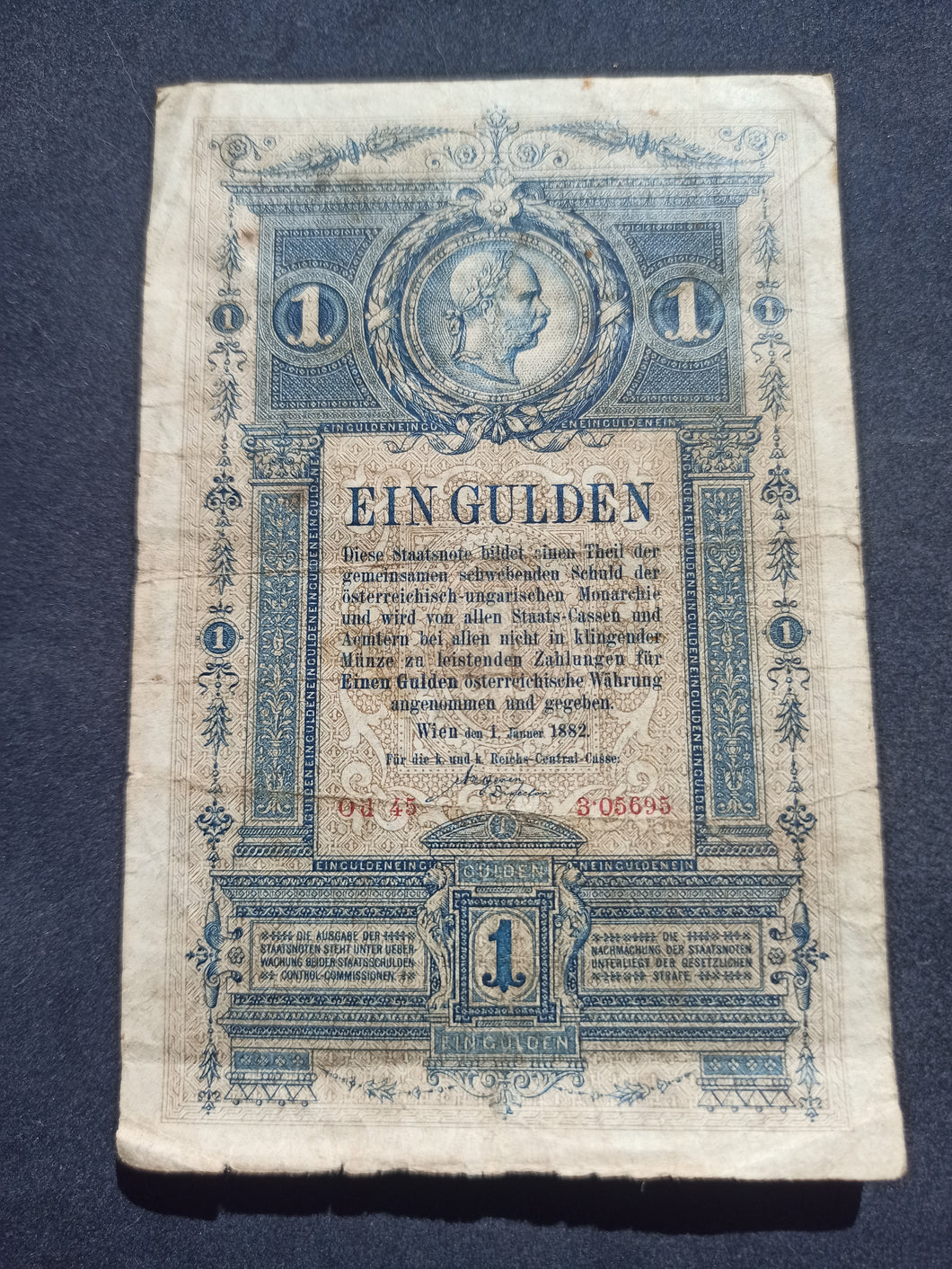 Autriche : 1 Forint / Gulden 1882 (Ref 1604)