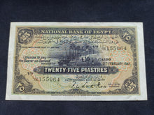 Charger l&#39;image dans la galerie, Egypte : 25 Piastres 1949 (Ref 1622)
