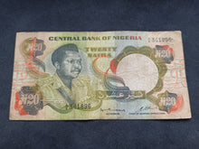 Charger l&#39;image dans la galerie, Nigéria : 20 Naira 1977-84 Sign 2 (Ref 1644)

