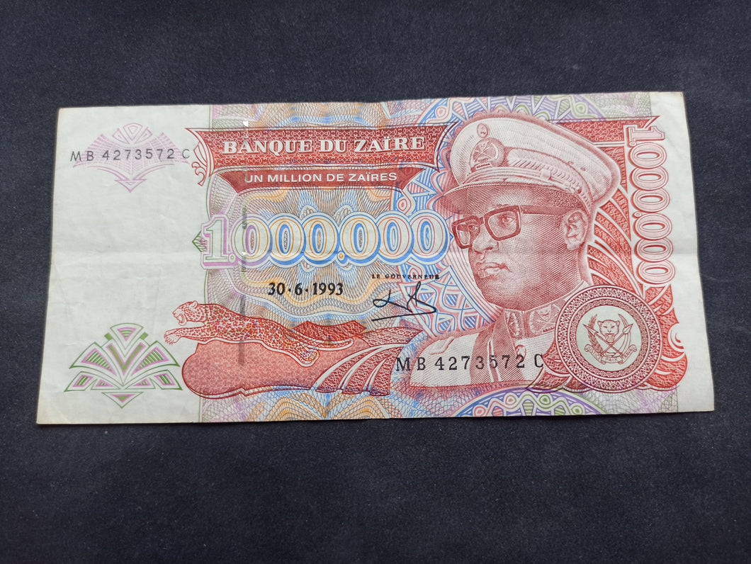 Zaïre : 1000000 Zaires 1993 (Ref 1655)