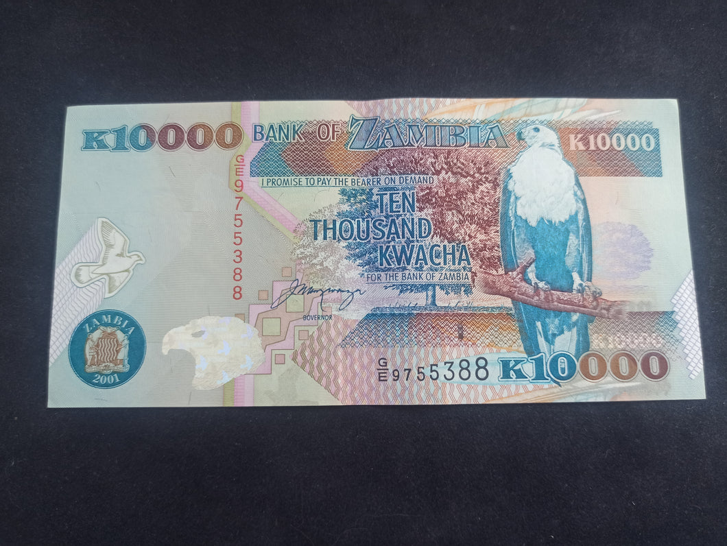 Zambie : 10000 Kwacha 2001 (Ref 1671)
