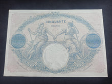 Charger l&#39;image dans la galerie, 50 Francs Bleu &amp; Rose (19-12-1922) Qualité (Ref 1690)

